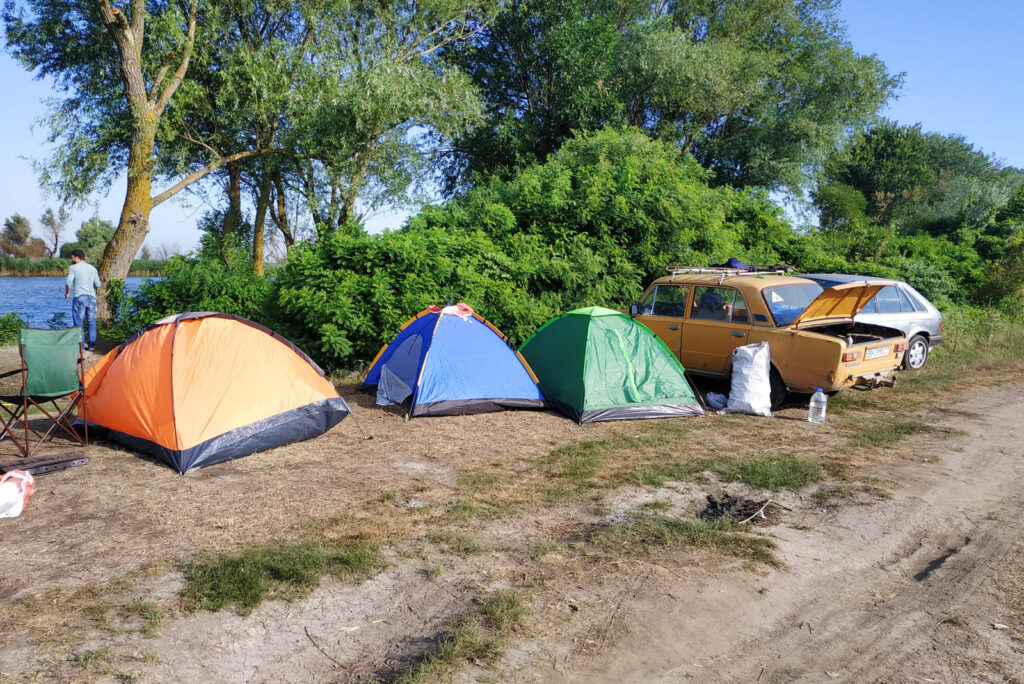 Отдых в палатках в Нижнеднестровском парке
