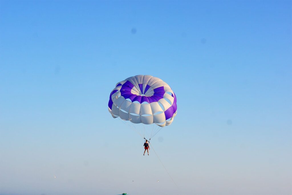 Полет на парашюте в Грибовке